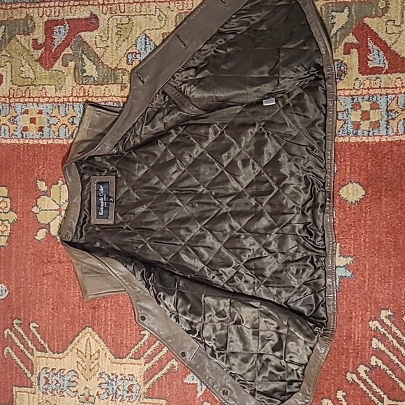 KENNETH COLE BROWN LEATHER VEST - Picture 8 of 10